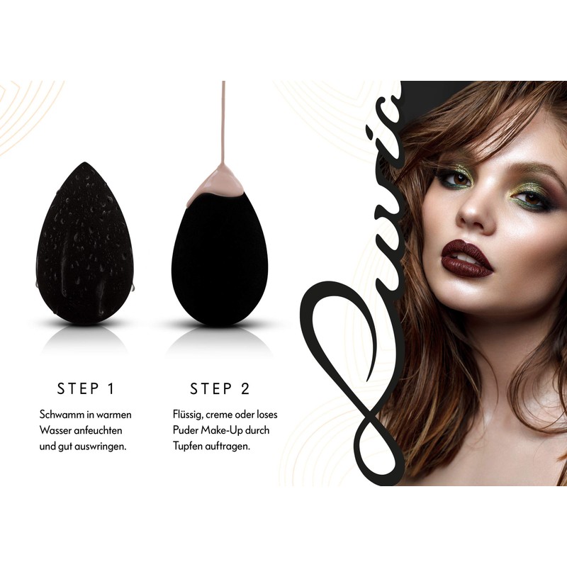 Luvia Beauty Blender Mini Sponge Set - 4 Makeup Egg