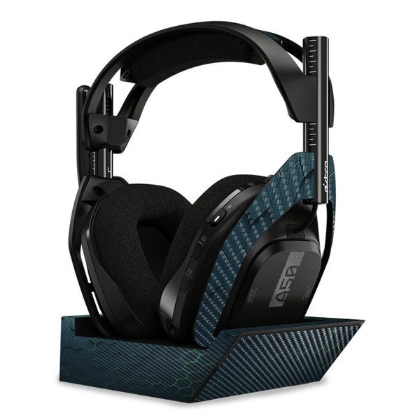 MightySkins Carbon Fiber Skin Compatible with Astro A50 Wireless Headphones