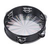 Radiant Tambourine Reflective Clear Crisp Sound Double Row Bell Drum