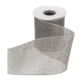 HARFINGTON Cinta de arpillera con alambre de 4 x 10 yardas, cinta de borde con alambre, correa tejida de lino para corona de lazo grande, fiestas, decoración del hogar y al aire última intervensión