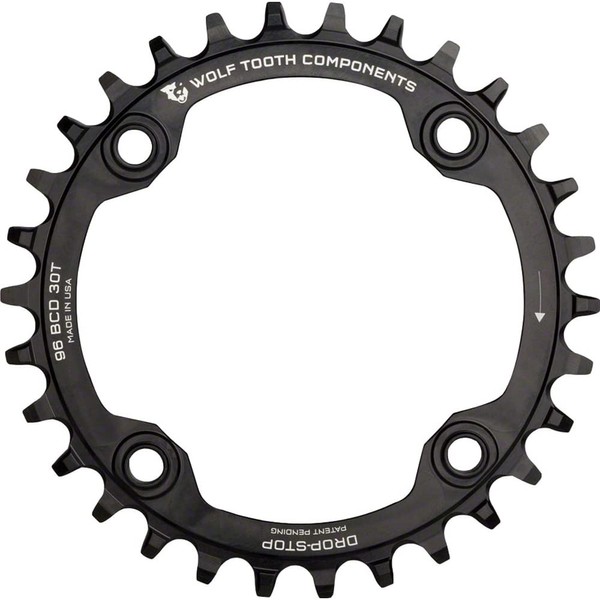 Wolf Tooth Drop-Stop Chainrings for 96mm BCD Shimano Symmetric Bolt