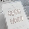GAOY Gray Glassy Cat Eye Gel Nail Polish, 16ml Glitter