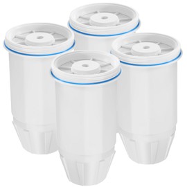 Fit for zero Pitcher and Dispenser ZR-001 ZR-004 ZP-006 ZR-017 Water Filter, Multi-Stage Filter System, Reduce Lead, Chromium, and PFOA/PFOS, Pack of 4 | Cobectal