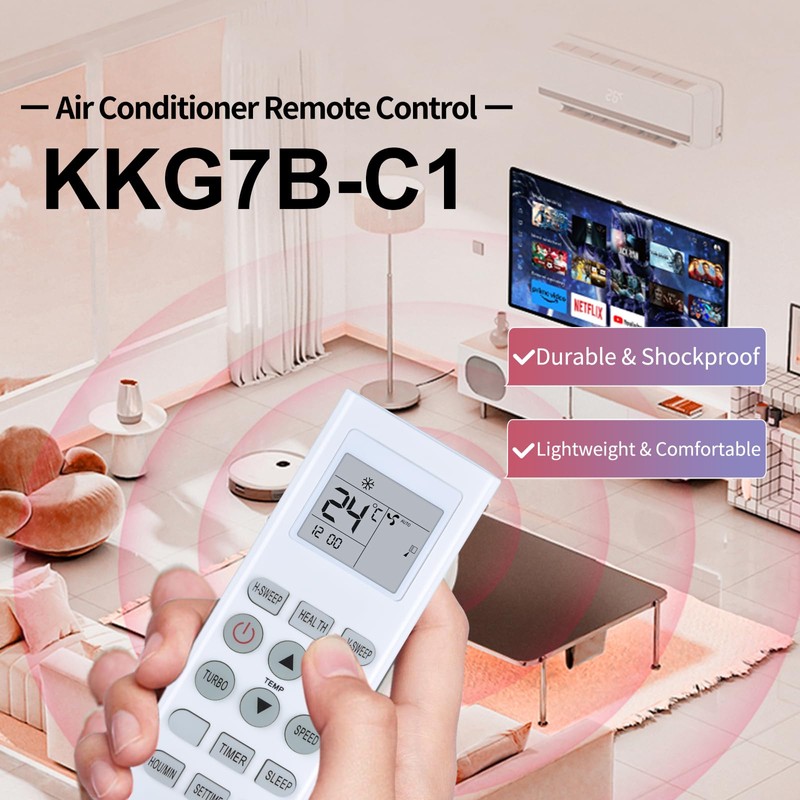 KKG7B-C1 New Replace Remote Control Compatible with Changhong Air Conditioner