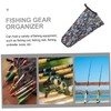 GANAZONO Folding Fishing Rod Bag Multi Functional Fishing Gear Storage