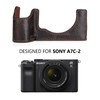 MUZIRI KINOKOO Alpha 7C II Case, Retro Style Genuine Leather