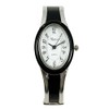 Takeuchi Shoji Rapport 188232 Women's Oval Bangle Watch, Silver Slim
