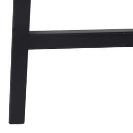 Deco 79 Rustic Birch Bar Stool, 18" x 11" x 30", Black