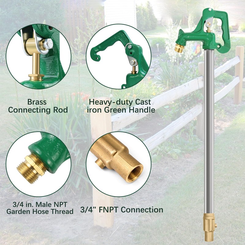Frost Proof Yard Hydrant,Freeze Proof Outdoor Faucet Frost Free Hydrant