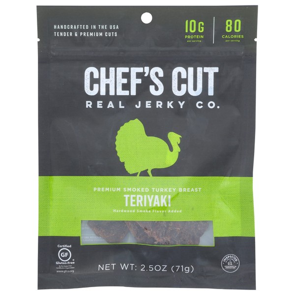 Chef's Cut Real Turkey Jerky Original Recipe, 2.5 Ounce