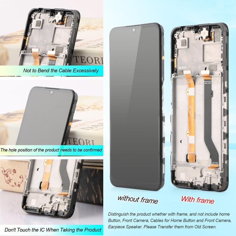 YHXMARSCAN Screen for Cricket Outlast 5G 2024 LCD Display Replacement