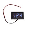 Timunr 3Pcs DC 4.5-30V Voltmeter Head with Blue Font 3-Digital