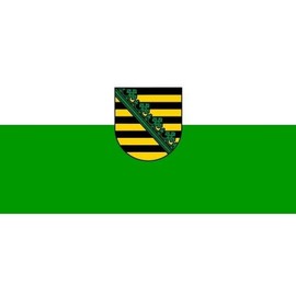 AZ FLAG Saxony Flag 3' x 5' - Germany - German region of Saxony flags 90 x 150 cm - Banner 3x5 ft