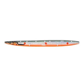 Savage Gear Seatrout Fishing 3D Line Thru Sandeel, Sea Trout Blinker of 15g-23g, Mefo Blinker, Coastal Blinker, Sand Eel Bait (LS Red Black, 23g)