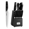hecef Kitchen Knife Block Set, 14 Pieces Knife Set with