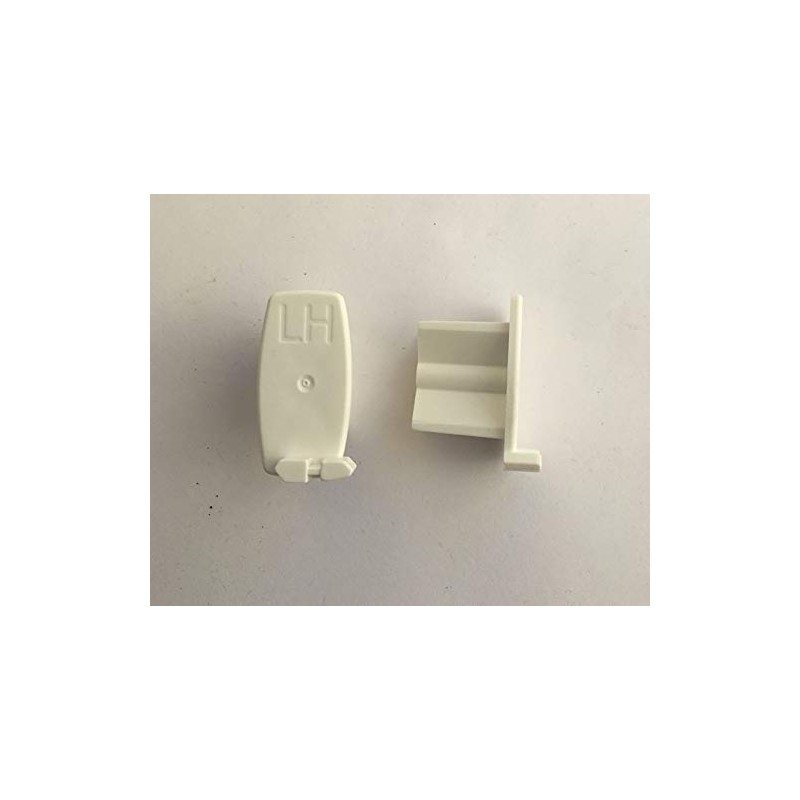 Blindspares Locking End Cap Set roller blinds bottom bar -