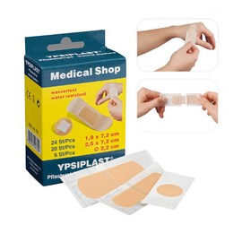 Holthaus Medical YPSIPLAST® Plaster Set of 50 Plasters Plaster Strips Elastic Water Resistant