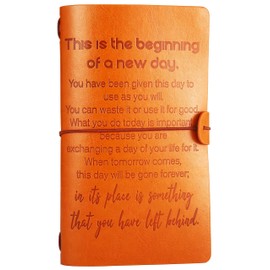 FYSIA Inspirational Christmas Gift for Daughter,Son,Niece,Cousin,Brother,Nurse,Sister,Friend-Birthday Gift,Graduation Gift,Back to School Gift-Refillable Photo Diary Journal Notebook