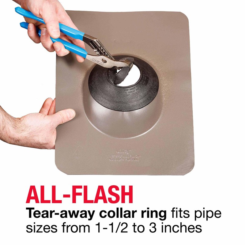 Oatey 14136 Rain Collar For No-Calk Roof Flashings/Multi-size