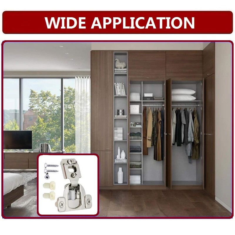 STIANC Face Frame Soft Close 105° Compact Kitchen Cabinet Hinge