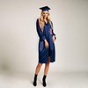 USA And Australia Flag Graduation Stole, Satin Embroidery Graduation Sash