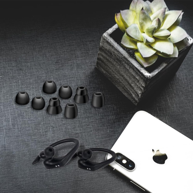 Replacement Eartips Compatible with Beats Flex/Beats X/urBeats/Powerbeats Pro/Beats tour2.0 Earbuds,