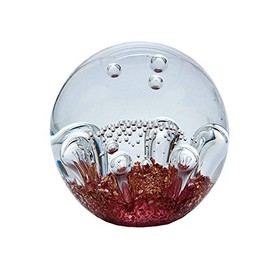Dream Ball (247) 9-10 cm - Gold/Rose Base - Paperweight