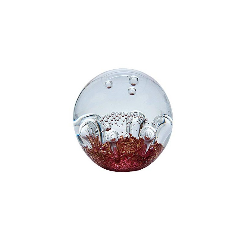 Dream Ball (247) 9-10 cm - Gold/Rose Base - Paperweight