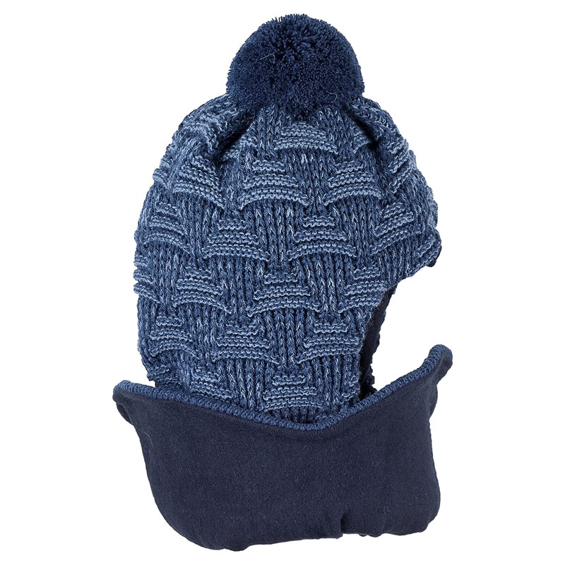 Sterntaler Unisex Children's Scarf Hat Toddler Scarf Hat Knitted Diamond