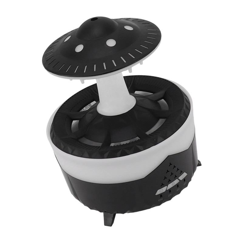 UFO Raindrop Humidifier with Colorful Lights Remote Control Timing Humidifier