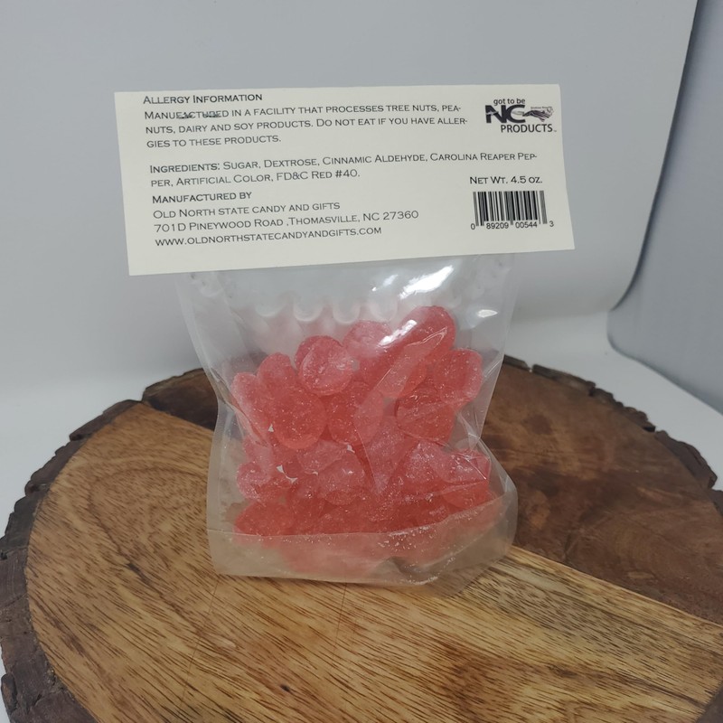 Carolina Reaper Spicy Hot Kettle-Cooked Hard Candy Drops, 3 Pack