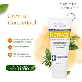 ADVANCED CLINICALS CREMA REAFIRMANTE CON RETINOL ANTI-EDAD CON TE VERDE Y ALOE VERA 59ML