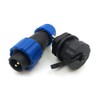 SZJELEN 2Pin Aviation Connector Plug and Socket,Waterproof Power Connector,Panel Mount