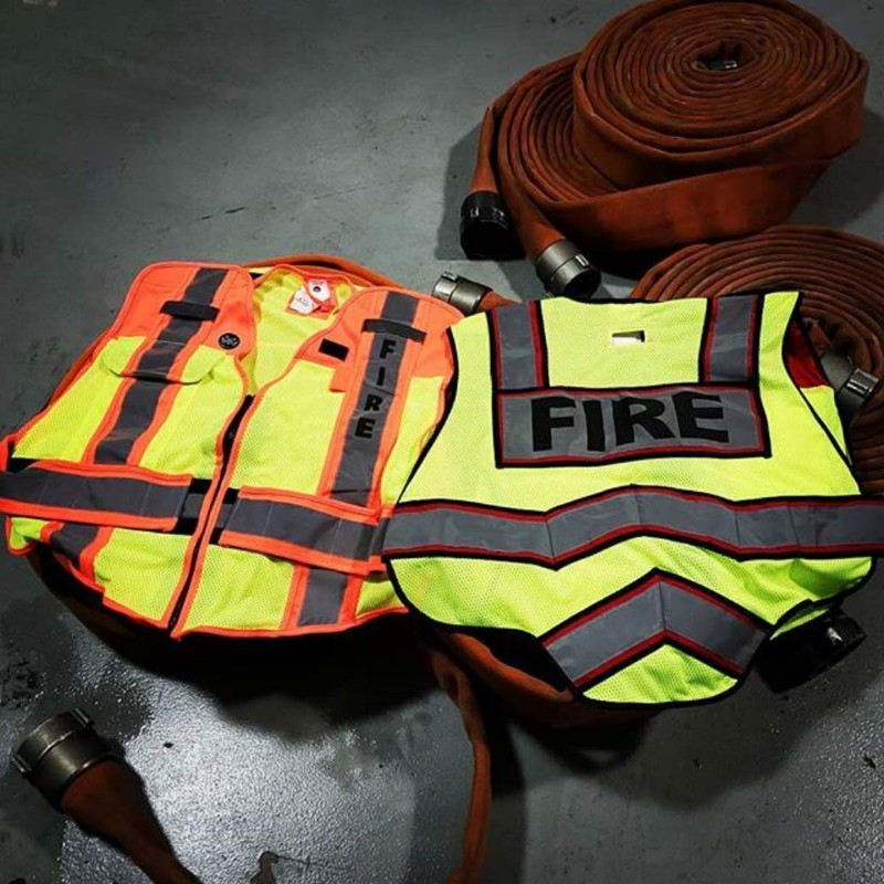 FIRE NINJA - Ultrabright Safety Fire Vest | Class 2