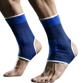 MASIOR Ankle Support Compression Sleeve for Men & Women | Running, Sports, Ligament Damage, Sprained Ankle, Achilles Tendonitis, Plantar Fasciitis | Foot Brace, Ankle Support for Football