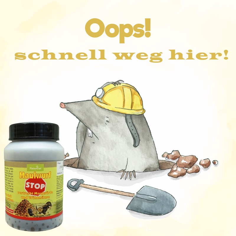 Mole Vole Stop - reinforced, mole Repellents - distribute and