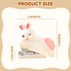 Honagu Cute Stapler, Cartoon Stereoscopic Silicone Stapler, Desktop Stationery Gift