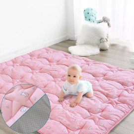 SPRINGSPIRIT Baby Play Mat for 72''x59'' Playpen Non Slip Crawling Playmat for Floor Thick