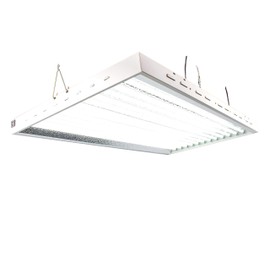 2Ft X 24In 8Lamps 200W T5 Fluorescent Grow Lights with 6500K Grow Lamps and 20000 Lumens & High PPFD, Great for Seeding, Colon, and VegGrowing Stages! Fast Growing!