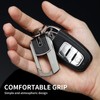 QISVVE Heavy Duty Car keychain,Multitool Key Chains Bottle Opener Keychain