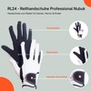 HKM by Reiterladen24 Professional Riding Gloves, Nubuck Imitation Leather, l