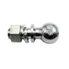 Chrome-Plated 50mm Trailer Hitch Tow Ball, Hot-Forged Steel, 3,500 lb