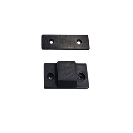EMALPE Technics - Juego de 1 placas de montaje de bisagra de repuesto para tocadiscos SL-1200/1210 (negro)