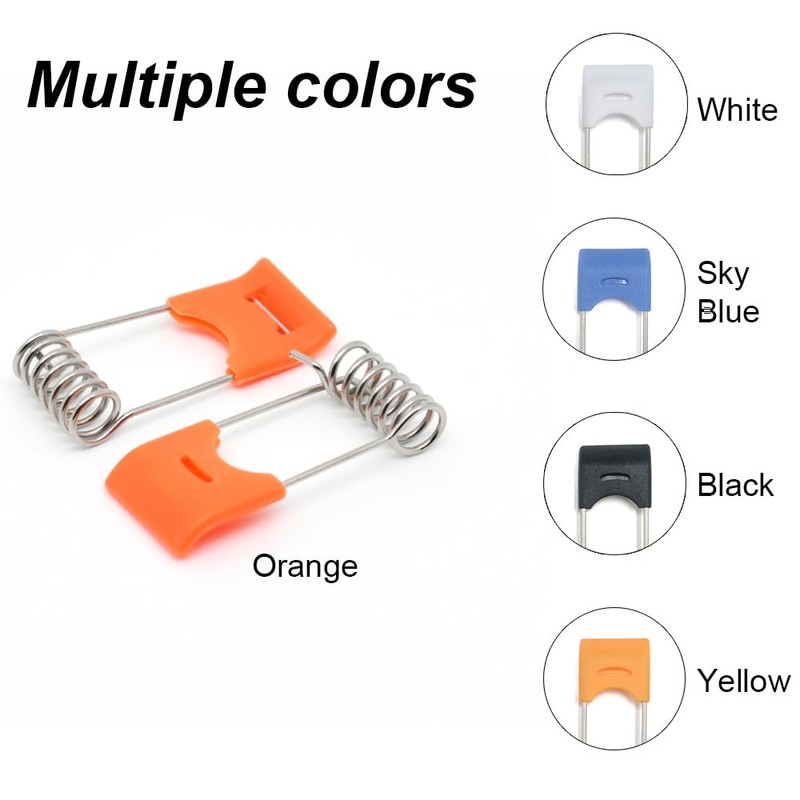 10Pcs Downlight Spring Clips, 45 x 17mm Twist Spring Retainer