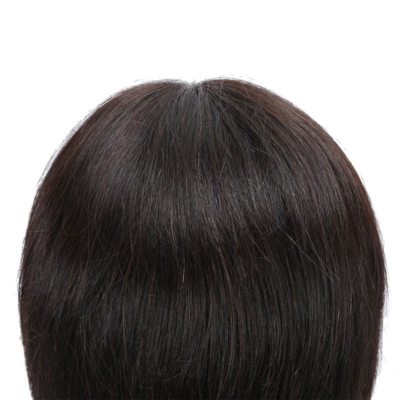 Salon Male Mannequin Head Human Hair Practice Hairdressing Training Head