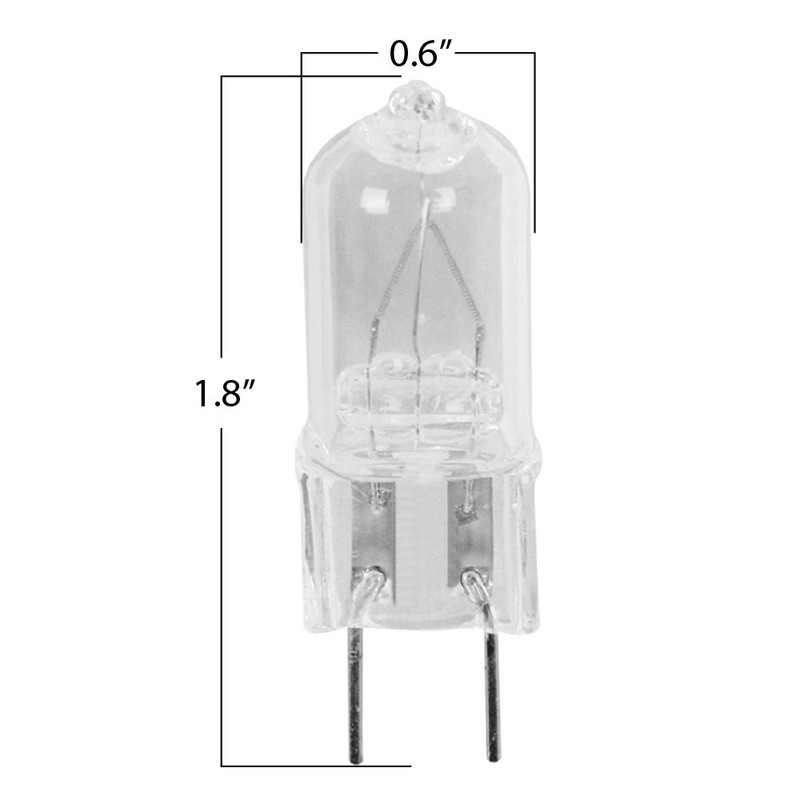 Feit Electric BPQ25/G8/CAN/6 25W Dimmable G8 Halogen Light Bulb, 6-Pack,