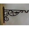 Wall Mount Cast Iron Flower Hanging Basket Hook Console Shelf