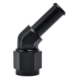 EVIL ENERGY 6AN Female to 3/8" Barb Hose Fitting 45 Degree Swivel