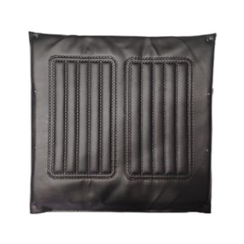Silver Sport 2 Wheelchair Back cushion 20 inch,Wheelchair replacement bacy,Vinyl Back Upholstery 20x18”,Embossed,Replacement parts, With Hardware,STDS3J4602.Suitable for K1/K2 wheelchairs(1Ea,Black)