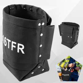 Phlosiyz Heavy-Duty Tear-Resistant Tool Bag with Reinforced Canvas,Flame Retardant Tool Kit with Replacement Probe Tip | 5416TFR Tool Bag | ASSE 1016 Compliant | for Iron Workers & Electricians